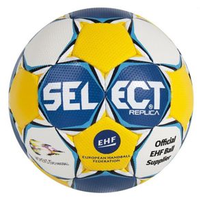 Házenkářský míč Select HB Ultimate Replica EC Sweden modro žlutá